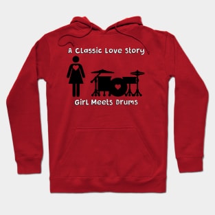 Girl Meets Drums Hoodie